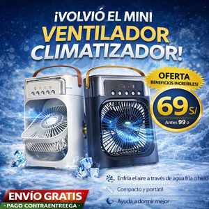 Ventilador y Humidificador portátil para el hogar